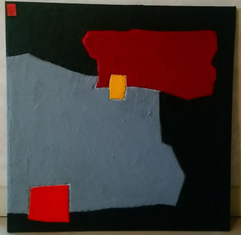 Named contemporary work « 70x70cm  06-12-22 », Made by ALAIN MAUDOUX