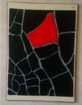 Named contemporary work « 70x50cm 12-11-21 », Made by ALAIN MAUDOUX