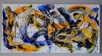 Named contemporary work « BLAUNE », Made by STEF'ART