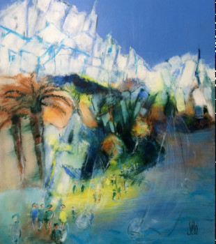 Named contemporary work « Cadaqués 2 », Made by SELO