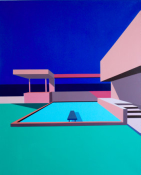 Named contemporary work « La piscine », Made by PADDY