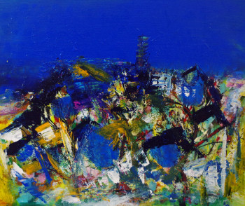 Named contemporary work « Les Hautes Terres », Made by MURIEL CAYET