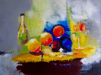 Named contemporary work « Des pommes des poires et des scou..... », Made by PADDY