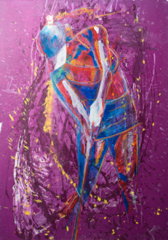 Named contemporary work « Descente evian », Made by ėCLABOUSSEUR D'ART