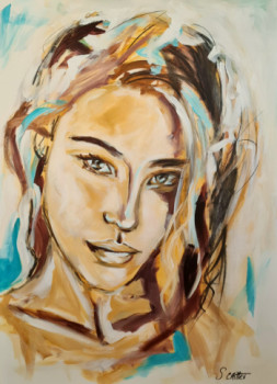 Named contemporary work « Portrait 1 », Made by STéPHANIE CAILLET
