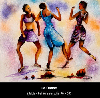 Named contemporary work « LA DANCE », Made by NSAMBU I