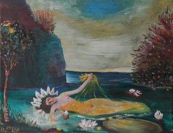 Named contemporary work « Sérénade du soir », Made by KOZAR