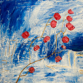 Named contemporary work « Gentils Coquelicots », Made by NAD974