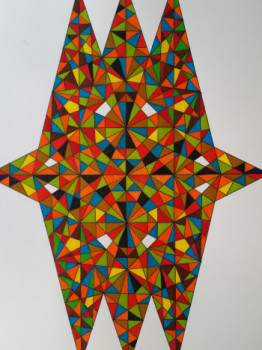 Named contemporary work « kEPHRI », Made by ESSAIOSARTISTE
