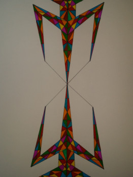 Named contemporary work « REFLET », Made by ESSAIOSARTISTE