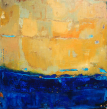 Named contemporary work « ROUTE BLEU », Made by ELENI PAPPA TSANTILIS