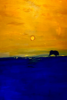 Named contemporary work « Crépuscule », Made by RENé VASQUEZ
