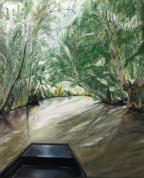 Named contemporary work « Marais poitevin 2 », Made by GYL