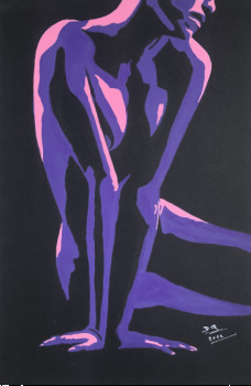 Named contemporary work « fem1 », Made by DAVID GAIFFE