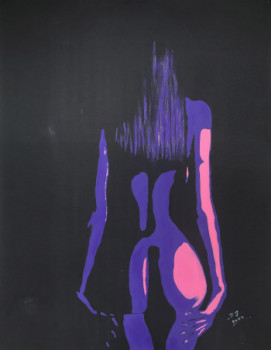 Named contemporary work « FEM3 », Made by DAVID GAIFFE