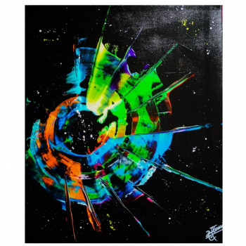 Named contemporary work « Galaxy », Made by FLORENT