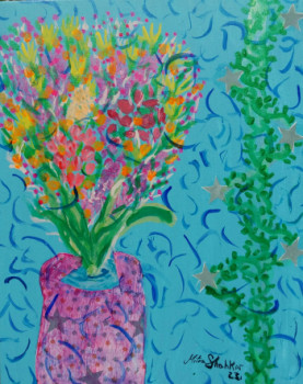 Named contemporary work « Bouquet de Fêtes », Made by MITRA SHAHKAR
