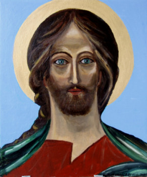 Named contemporary work « Christ », Made by ANDRé FEODOROFF