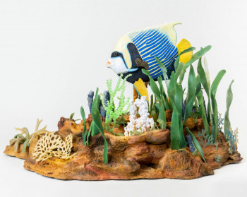 Named contemporary work « Victor The Angelfish », Made by V.VAL