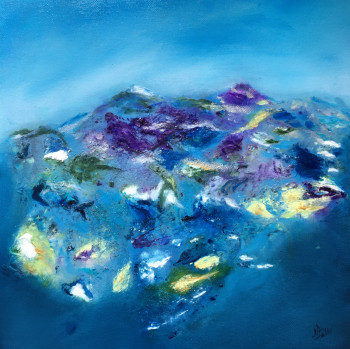 Named contemporary work « L'ILE MYSTERIEUSE », Made by JEAN PIERRE SALLE