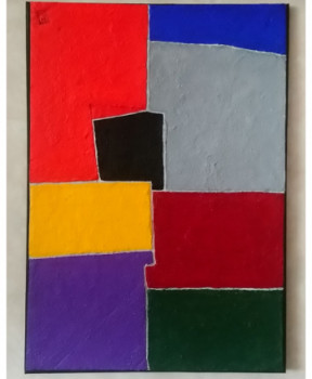 Named contemporary work « 70x50cm 14-08-23 », Made by ALAIN MAUDOUX