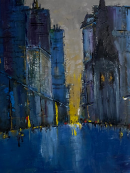 Named contemporary work « New york », Made by JACQUES SOULEILLE