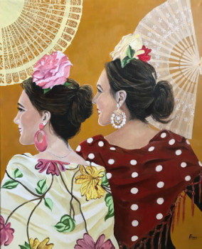 Named contemporary work « Feria de Jerez », Made by ANNE AMOUROUX