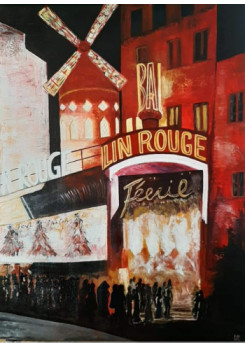 Named contemporary work « Moulin Rouge », Made by LAU
