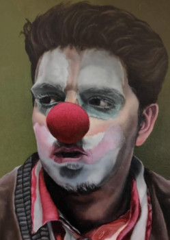 Named contemporary work « Le clown triste », Made by BLANCHARD