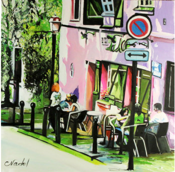 Named contemporary work « montmartre », Made by CLOTILDE NADEL