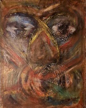 Named contemporary work « Tourmente », Made by A.LALMI