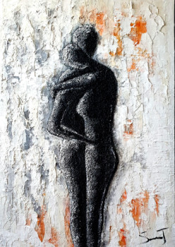 Named contemporary work « Tendresse 1/3 », Made by SAVERINO