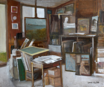 Named contemporary work « la vie de l'atelier », Made by CORINNE QUIBEL