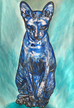 Named contemporary work « Le Sphynx », Made by ERIC ERIC