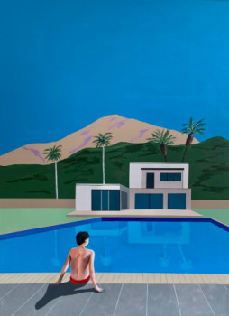Named contemporary work « La CALIFORNIE », Made by PADDY