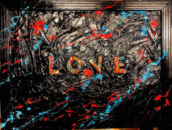 Named contemporary work « LOVE », Made by ATELIER JYS