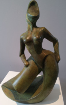 Named contemporary work « SWING BRONZE », Made by ZOU