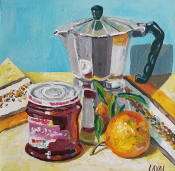 Named contemporary work « Cafetière italienne », Made by LAYAL DALALE