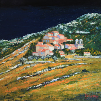 Named contemporary work « Pigna », Made by JEAN-FRANçOIS CLEMENCEAU