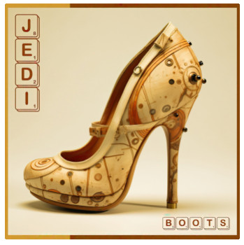 Named contemporary work « JEDI BOOTS », Made by W.O.N.D.E.R.C.A.E.N