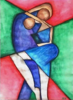 Named contemporary work « Family », Made by SIRENA