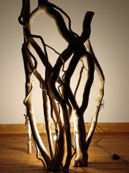 Named contemporary work « Lampe », Made by DE LIERRE EN LIERRE