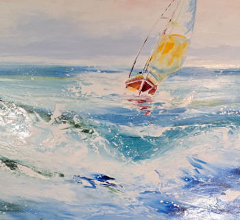 Named contemporary work « La voile », Made by CHOUPITA