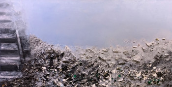 Named contemporary work « POLLUTION », Made by ART-MAM