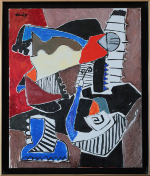 Named contemporary work « Peinture à l'huile 5247 », Made by MIGUEL DUVIVIER