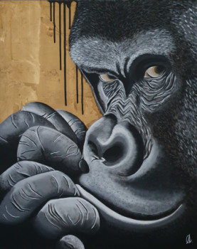 Named contemporary work « Gorilla », Made by AMANDINE B.