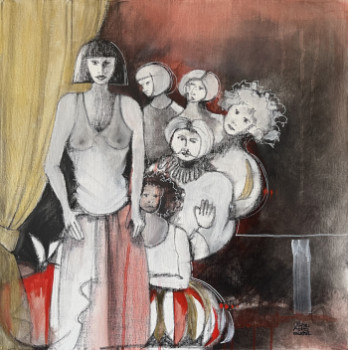 Named contemporary work « BOUFFONNERIE », Made by ALYNE AUROMISCHER