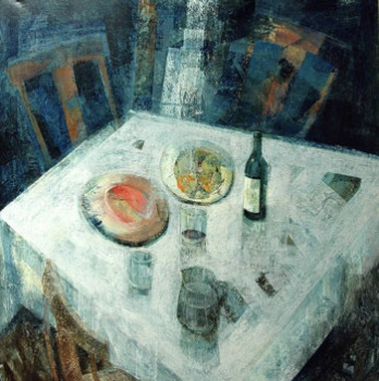 Named contemporary work « "Sobre la mesa" 2 », Made by MIGUEL SANTOS