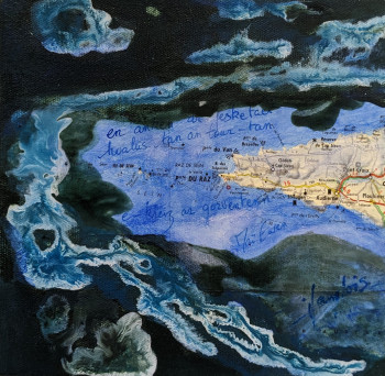 Named contemporary work « Finistère sud », Made by ISABELLE LANGLOIS