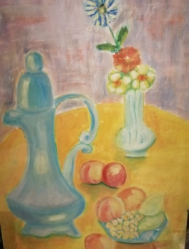 Named contemporary work « pastel  - », Made by LUC LUFA